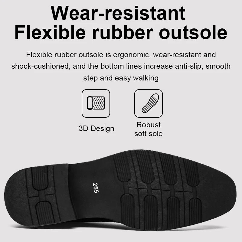 Mens Casual Shoes Business Slip-on Shoes Comfort Fashion Office Shoes for Male