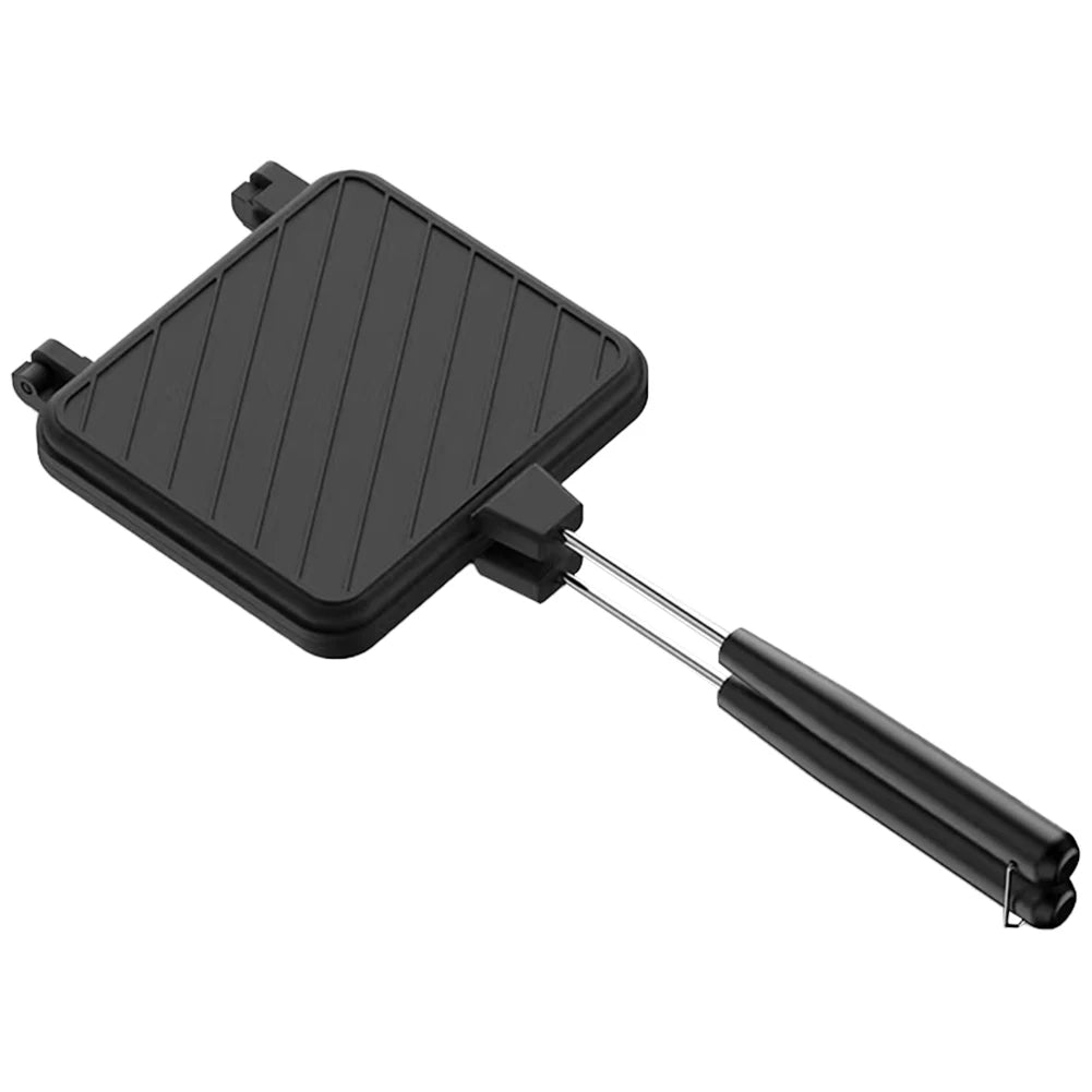 Hot Dog Toaster Double Sided Sandwich Baking Pan High Temperature Resistant Multifunctional Breakfast Pancakes Toast Omelets
