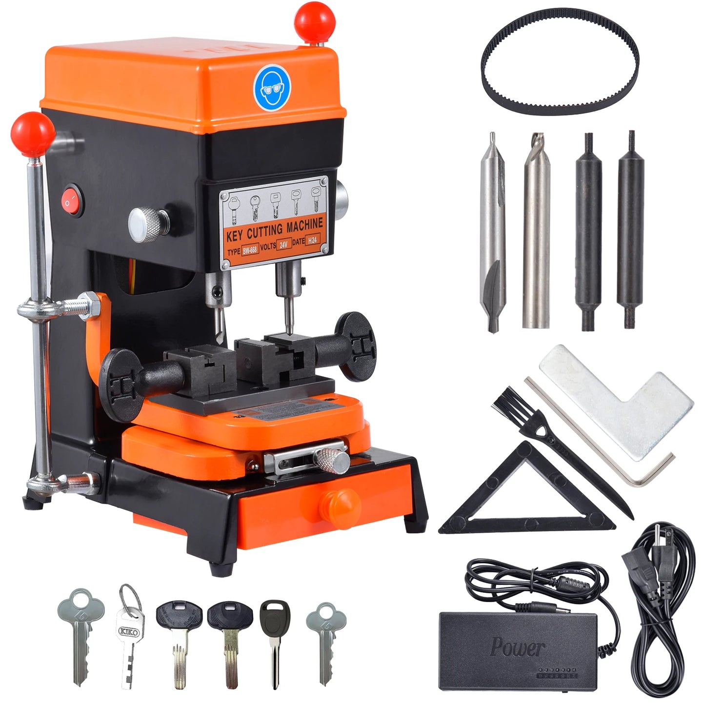 Key Duplicator Multifunctional Key Duplicating Machine House Door Car Locksmith Tools, 110V Cutter for Cutting Metal Objects