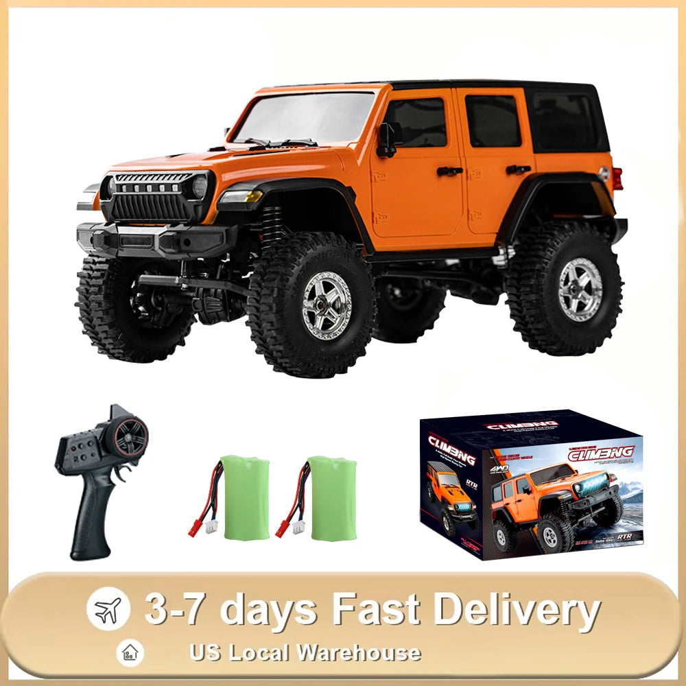 1:18 RC Car C8801 RC Model Simulation Jeep 2.4G Full Scale Off-Road Crawler Climbing Remote Control Car Toy Gift For Boys
