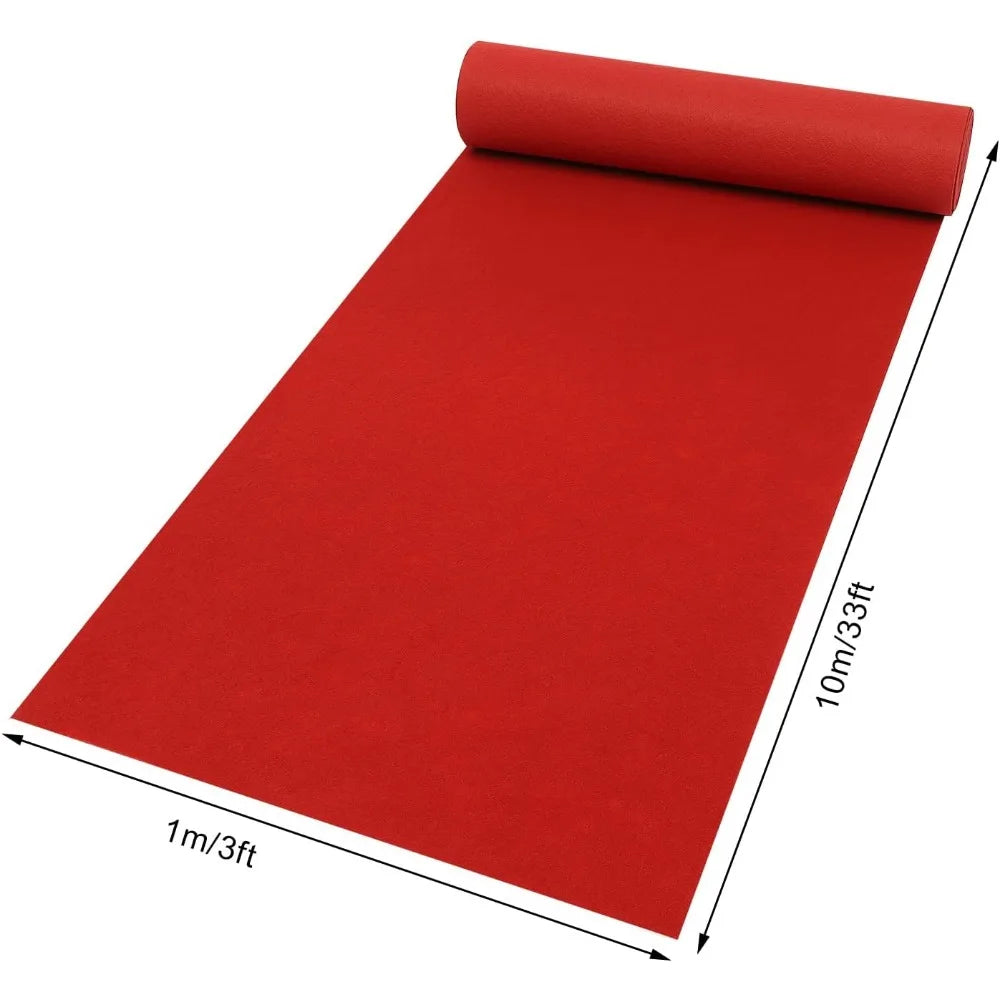Red Carpet Runner Aisle Runner Party Runway Hallway Rug Floor Mat Prom Decorations Outdoor Carpet Entryway Rug Indoor