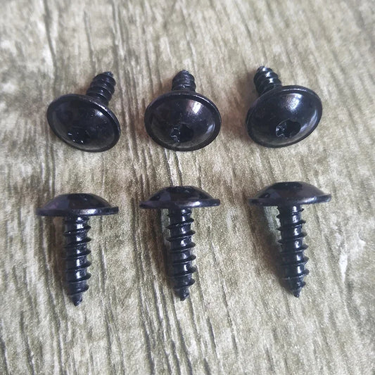 10Pcs Engine Cover Undertray Splashguard Wheel Arch Grille Bumper Skirt Torx Screws N90974701 Fastener Clips For V W Golf 5x15mm