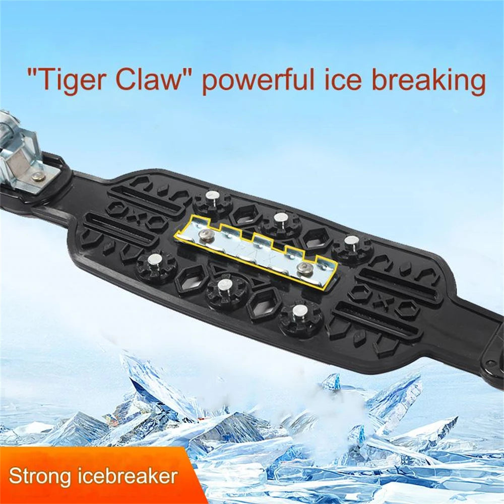 6PCS Car Snow Chain Off Road Motorcycle Anti-slip Car Snow Chains Tyre Winter Roadway Safety Atv Truck Tire Chain Anti-skid