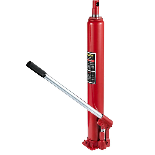 SucceBuy Hydraulic Jack 3/4/8/12 Ton Car Hydraulic Long Ram Jack Manual Engine Lift Hoist Cherry Picker Mechanical Workshop Tool