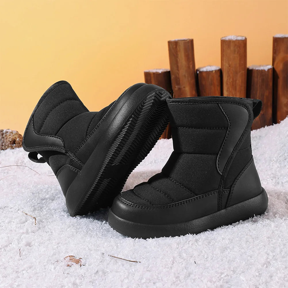 Toddler Snow Boots Waterproof Warm Fur Lined Unisex Outdoor