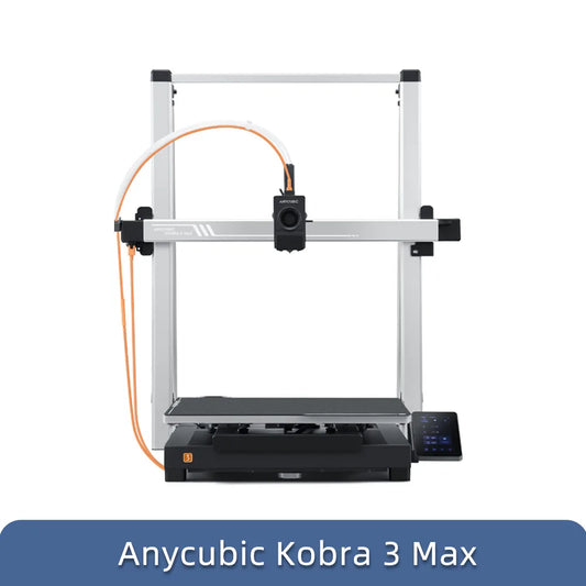 ANYCUBIC Kobra 3 Max Multi-Color 3D Printer Max 600mm/s Print Speed Large Build Size 500*420*420mm Smart APP Control
