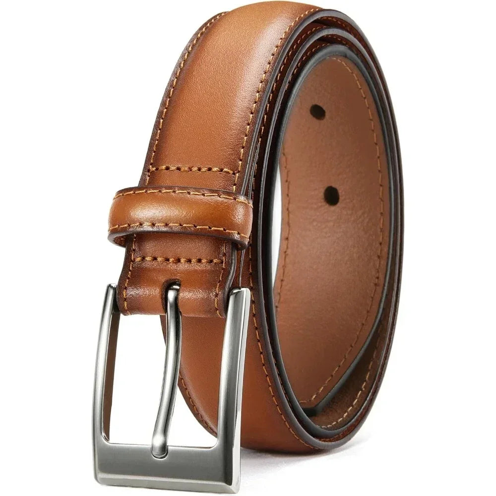 Mens Leather Belt Gift For Men Dress Shoes Companion