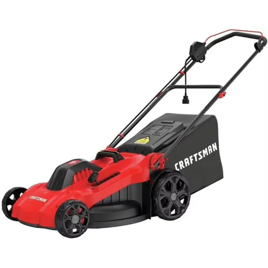 Electric Lawn Mower, 20-Inch, Corded, 13-Ah (CMEMW213), Red