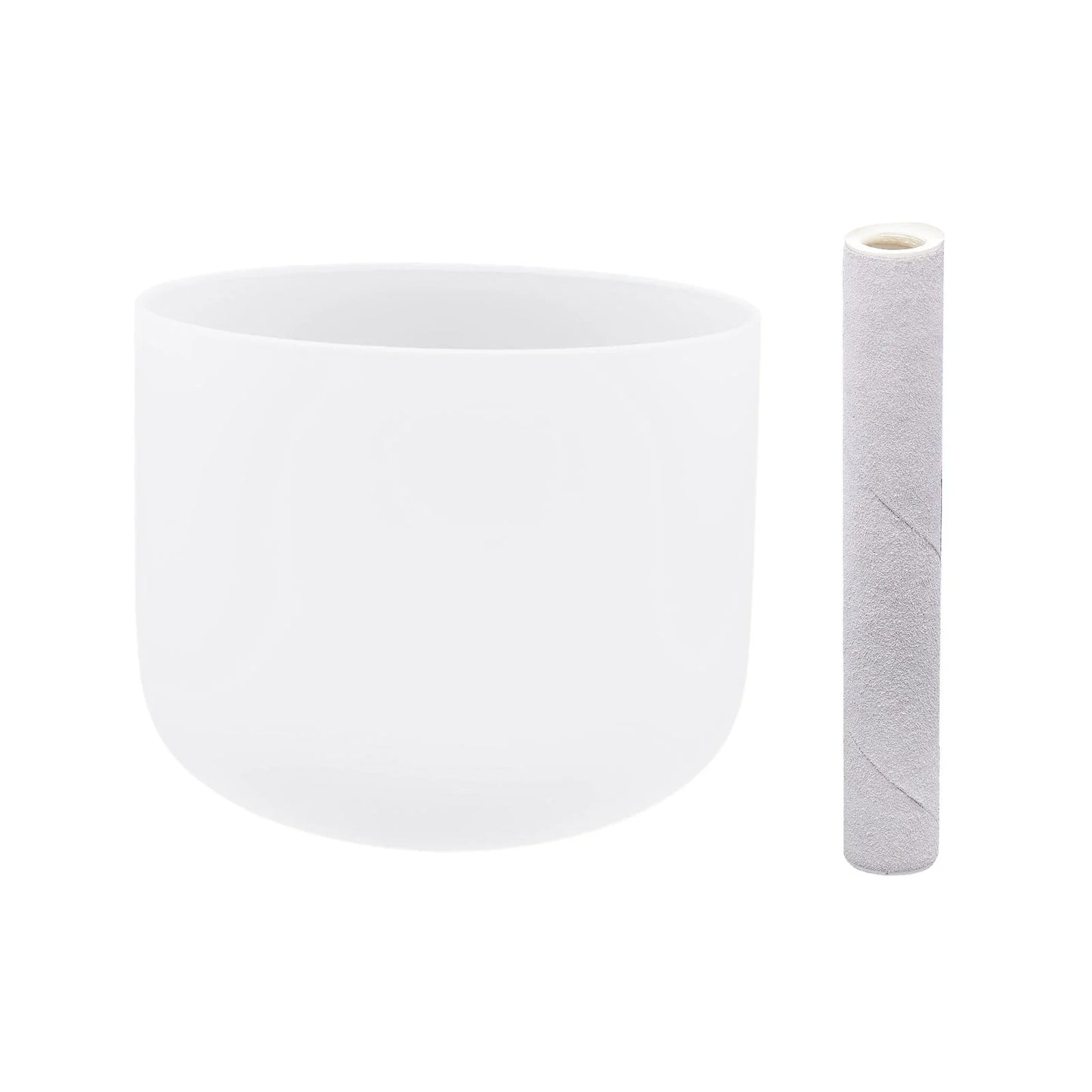8-Inch Crystal Singer Bowl  Is Used For Sound Heart Wheel Balance, Relaxation, And Meditation Assistance