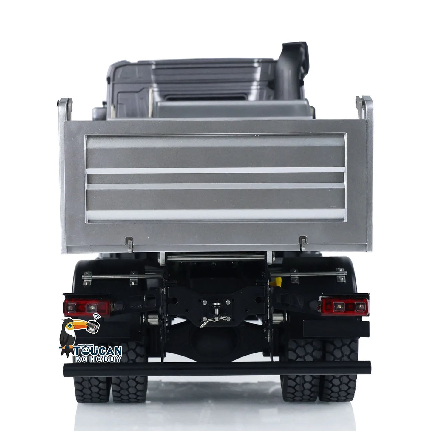 US Stock Kabolite 1/14 5701 RC Dumper Truck 4x4 RTR Remote Control Tipper Car 2-Speed Dump Car with Sound Light for Kids