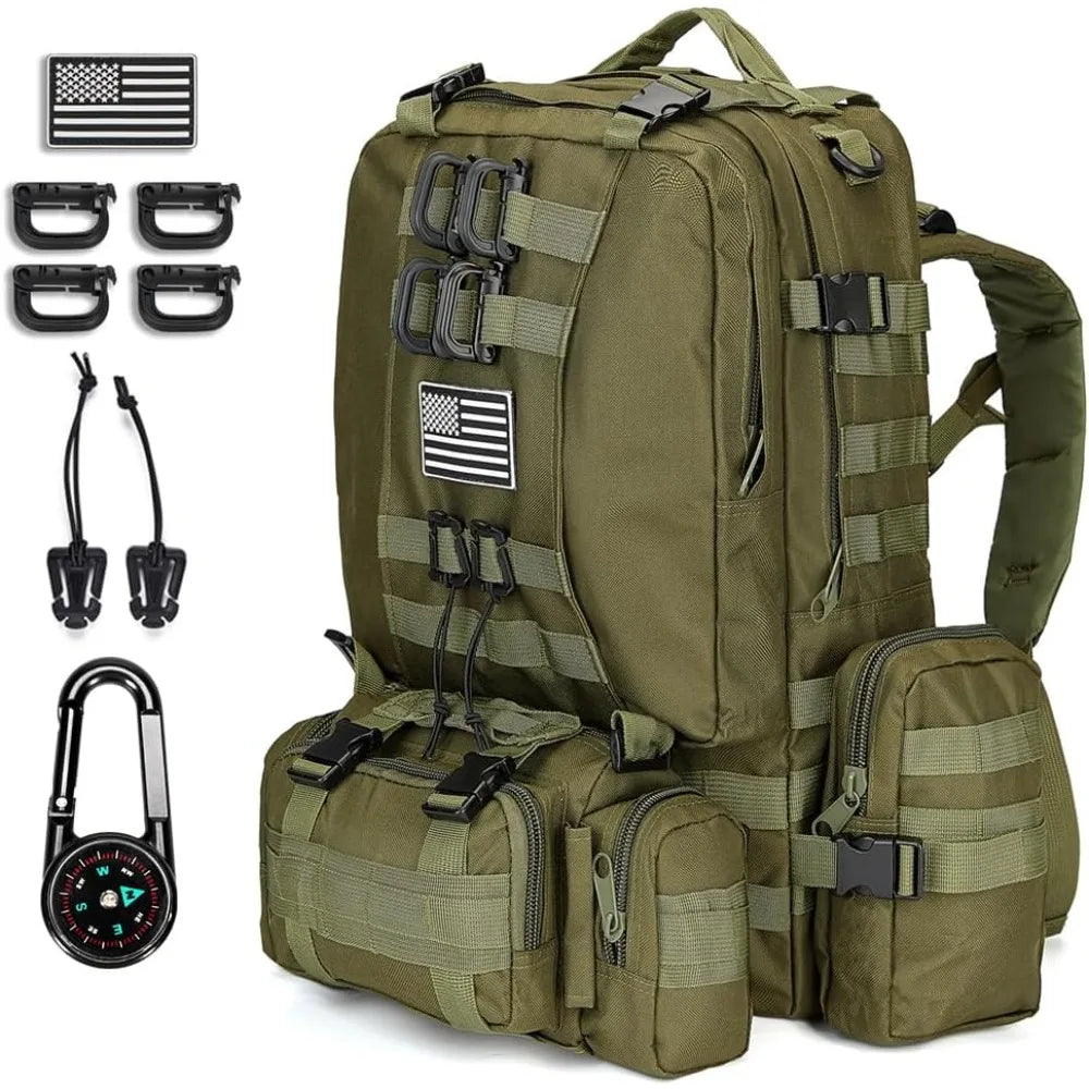 Military Tactical Backpack 40 to 50 L Molle System Rucksack