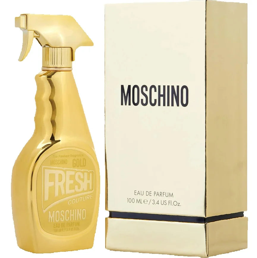 Moschino Gold Fresh Couture women Eau De Parfum Spray 100ml Original fruity fragrance with long-lasting scent