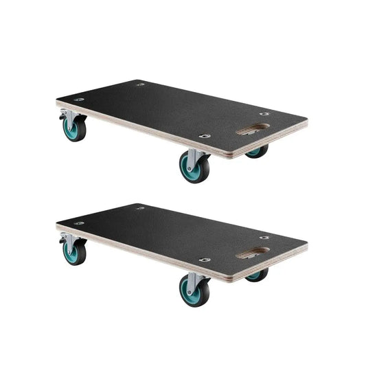 4Pcs Furniture Dolly Set Heavy Duty 551lbs Moving TPR Silent Wheels