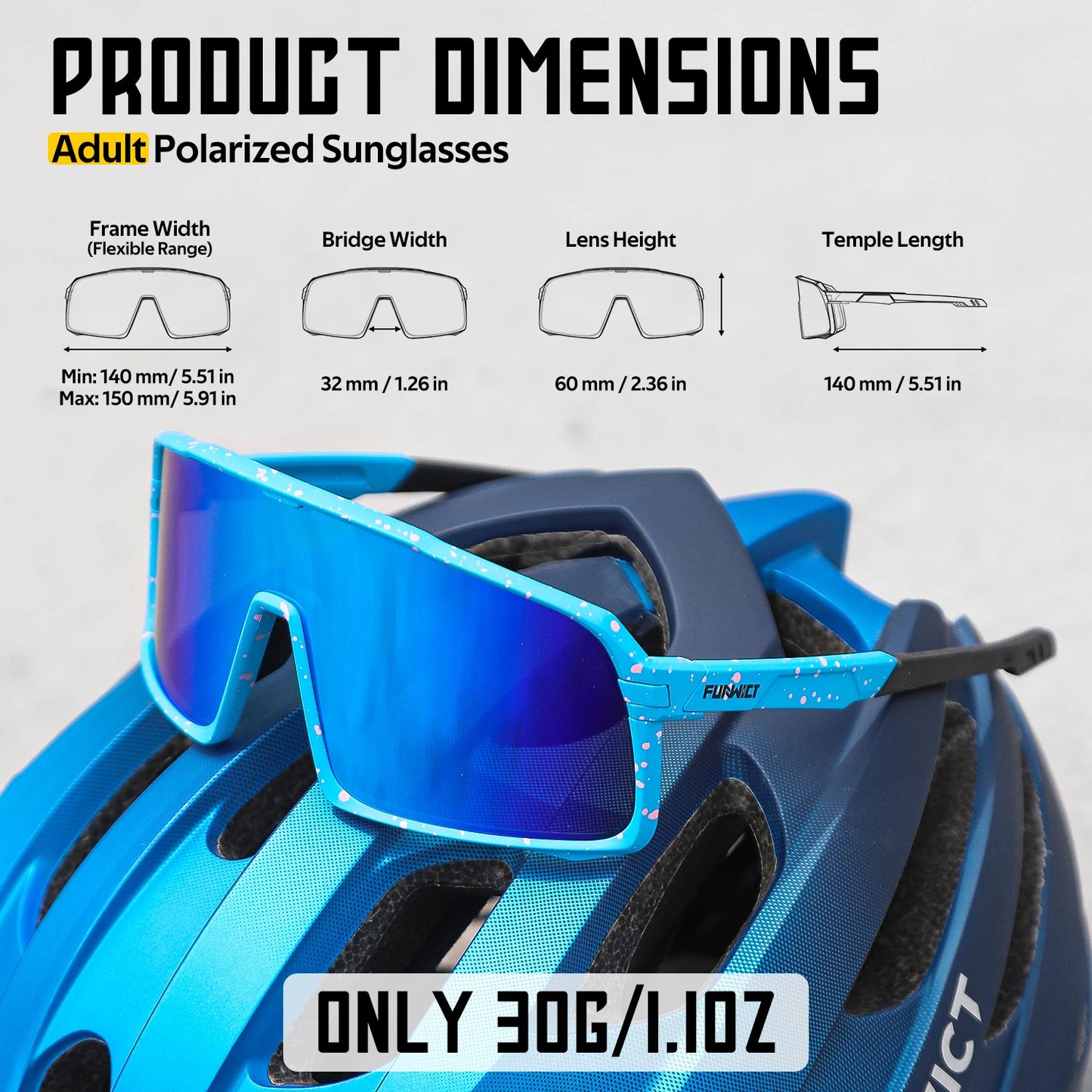 Polarized Sunglasses for Men Women Youth UV400 Eyewear Sports Bike Cycling MTB Road Bicycle Boys Girls Baseball Fishing Glasses