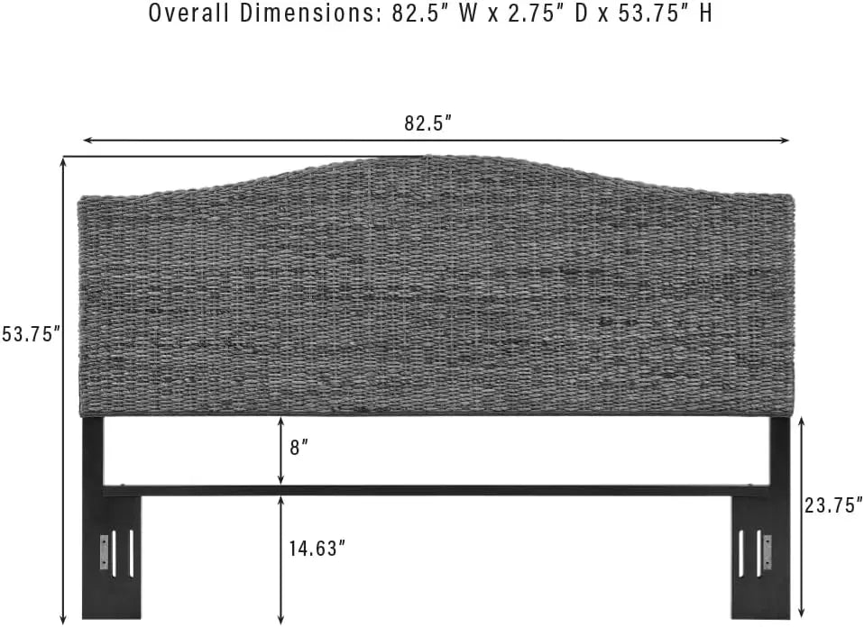 Serena Headboard, King, Banana Leaf