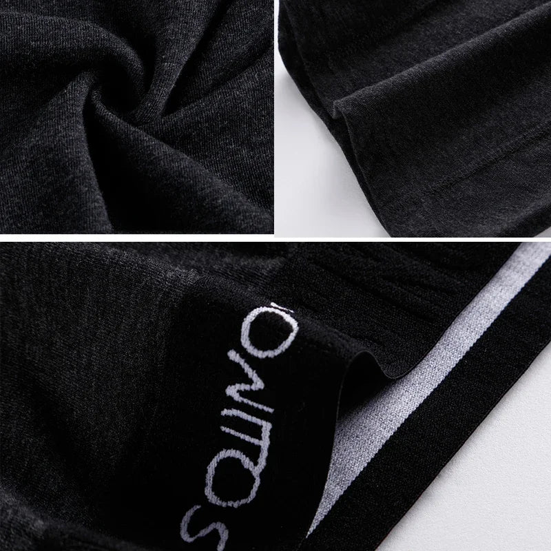 4pcs long boxers for men underwear plus size Men's panties sexy long leg underpants cotton Mens boxer shorts fashion male Trunk