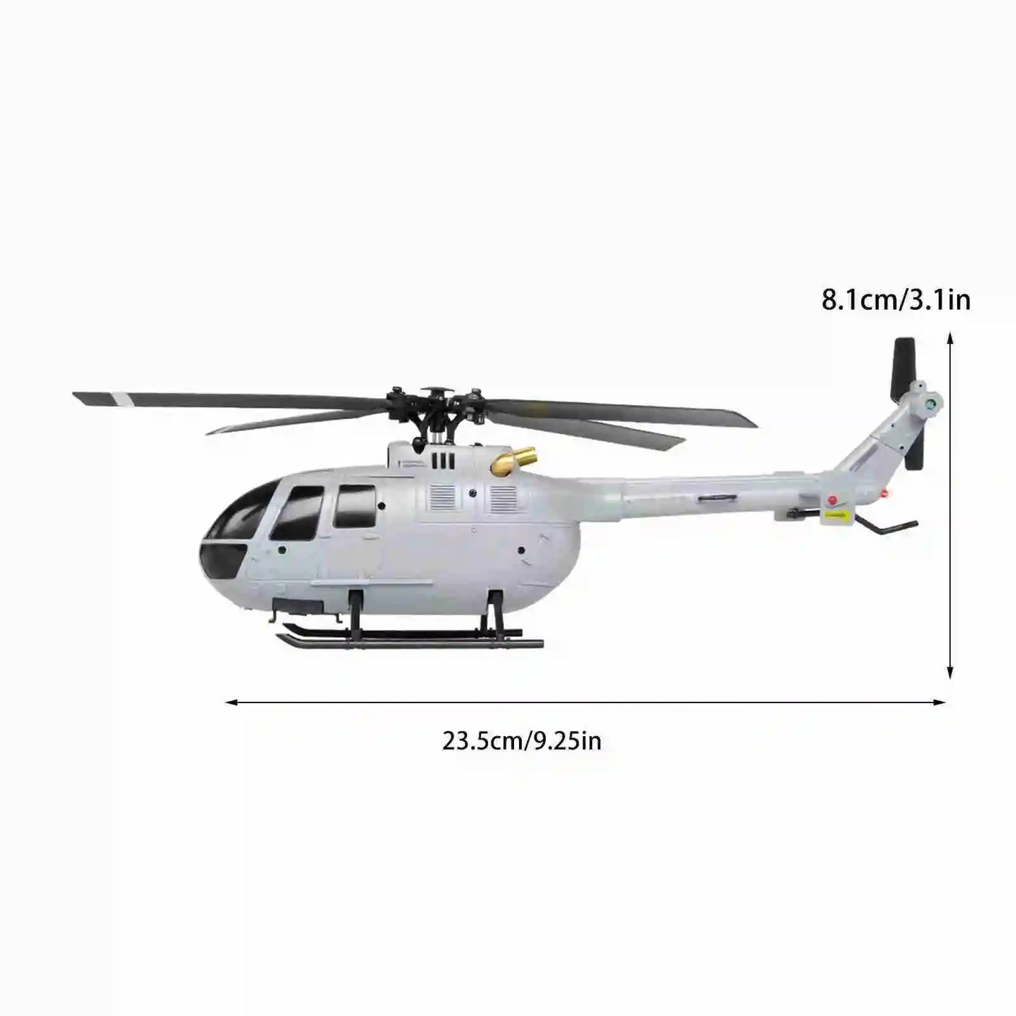 RC Helicopter RC Drone Single Propeller Without Ailerons 6 Axis Gyro Stabilization RC Airplane Altitude Hold Toy for Boys Girls