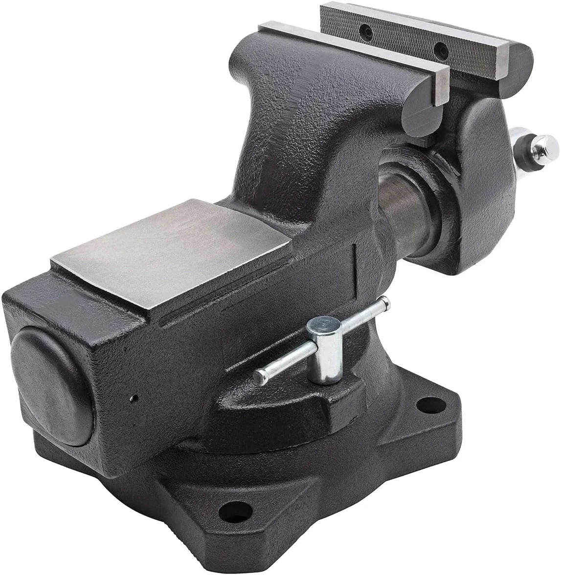 HD550-C Heavy Duty 5-1/2 Inch Mechanics Work Bench Vise | 60,000 PSI Casting Iron Material with Extra-large Anvil Surface