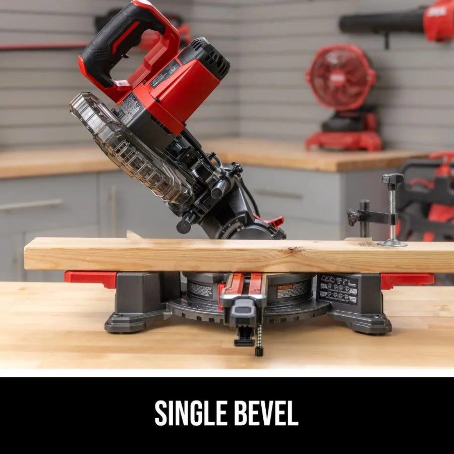 10 Amp 7-1/4" Single Bevel Miter Saw with Compact Rail System & LED Shadow Line (Stand SRS0001 Sold Separately)-MS6316-00