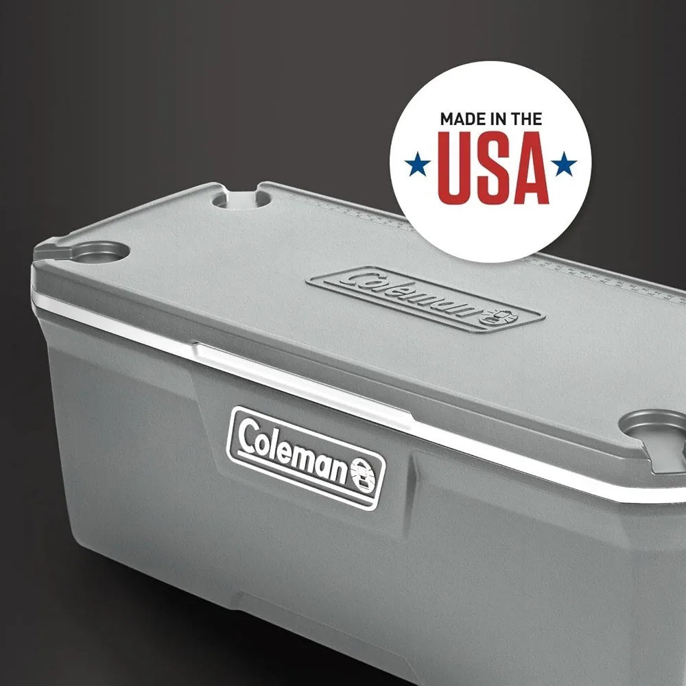 Classic Series Insulated Portable Cooler, Leak-Resistant Outdoor Hard Cooler Keeps Ice up to 5 Days, 52/70/120/150 Quart