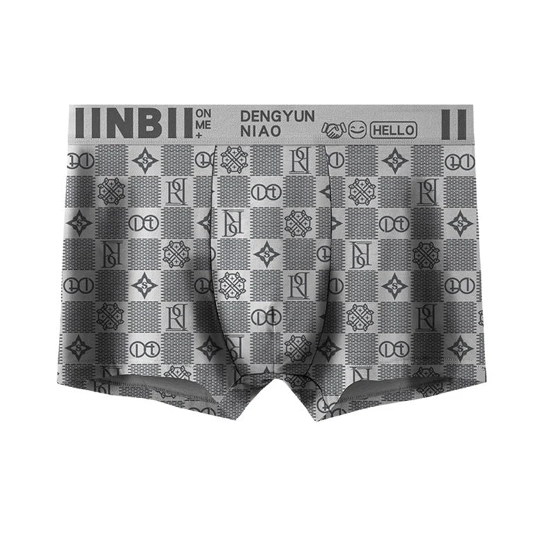 6PCS Men Boxer Shorts Print Men's Underwear Fashion Breathable Soft Underpants U Convex Lingerie Sexy Men Panties Hot Sell