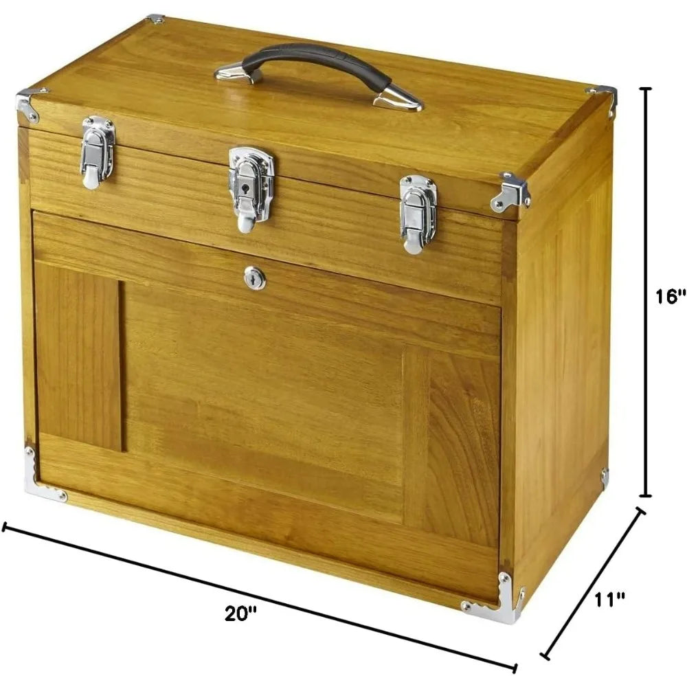 Eight Drawer Wood Tool Chest