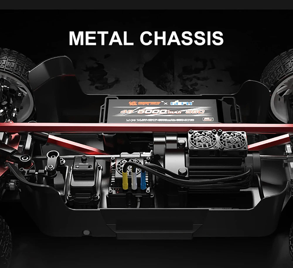 HYPER GO MJX 7303 1/7 RC Car 4WD Blushless Remote Contorl Car High Speed Drift Off-load RC Car For Gifts