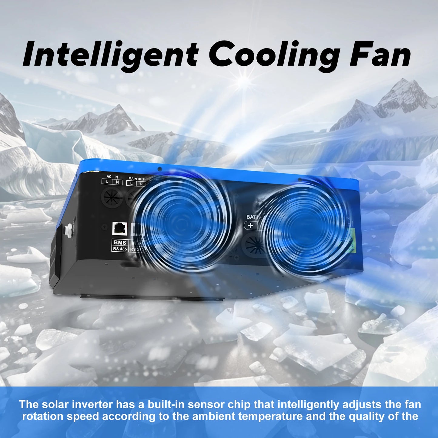 Sumry 3.6kW Hybrid Solar Inverter 110 120V 24V MPPT 120A