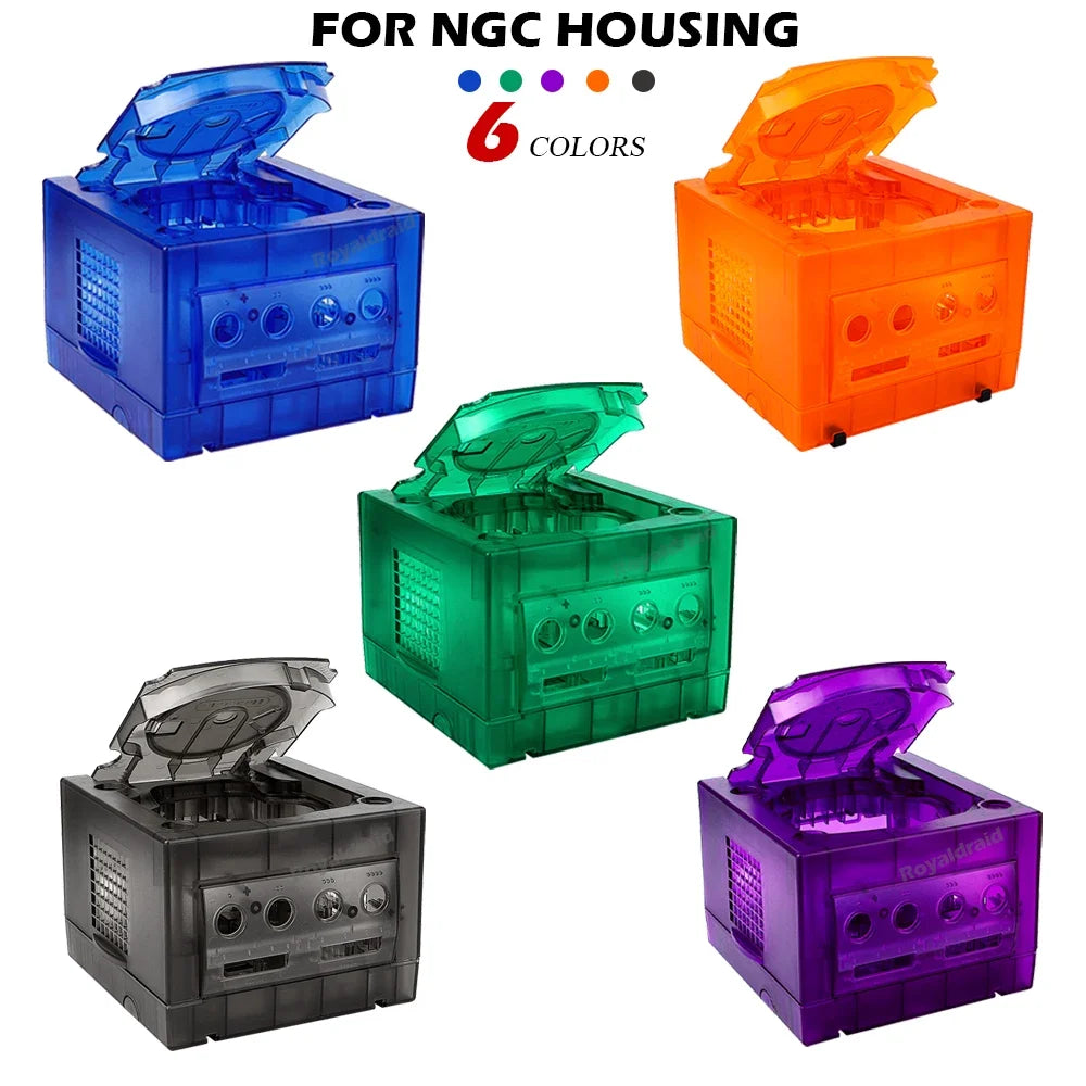 NEW For Gamecube NGC Replacement Housing Shell Transparent Case Box For Gamecube NGC GC Gaming Console DOL-101/DOL-001