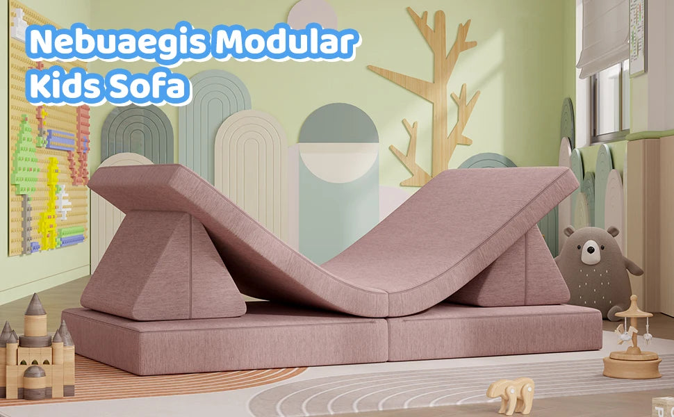 Foldable Sofa Children's Living Room Bedroom Folding Sofa Adjustable Backrest Single Backrest Office Chair Reclining Or Sitting