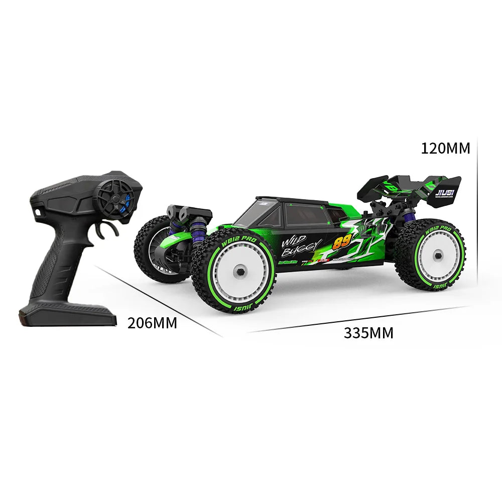 JIUSI WB12 PRO 1/12  RC Car 80KM/H 4WD Racing Car Brushless Remote Control Car Competitive Off-road 4WD RC Car Toys As Gift