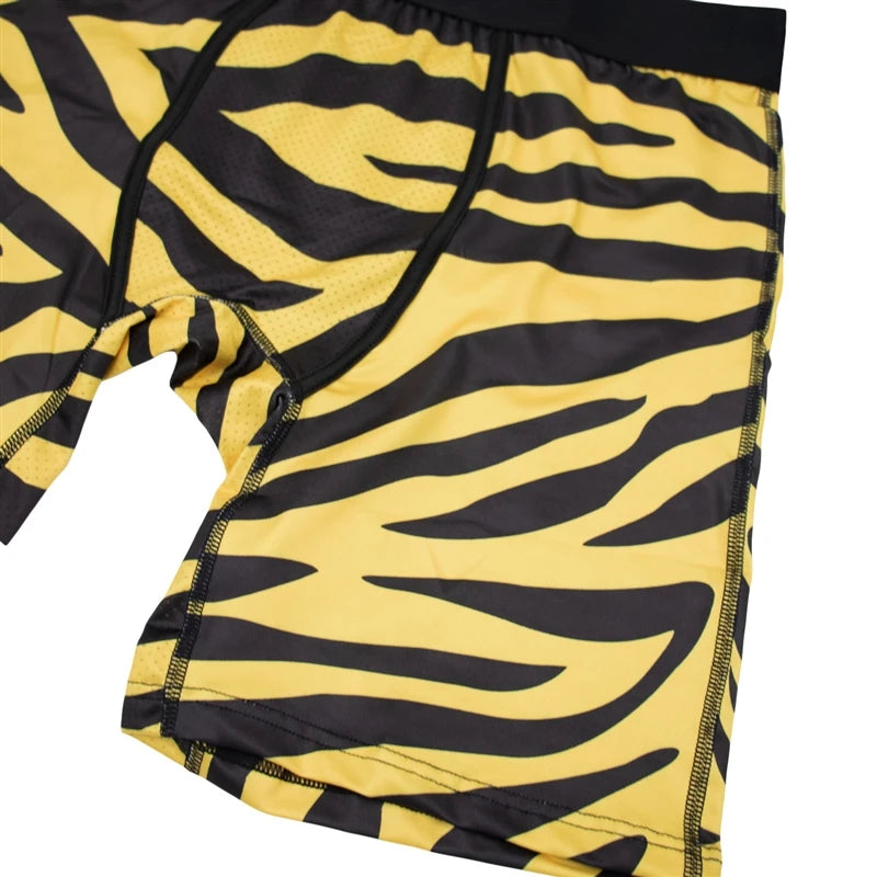 5Pcs Fashion Print Men Underwear Boxer Cueca Man Panties Lingerie Men Underpants Boxershorts Trunks Plus Size XL-5XL Men's Boxer