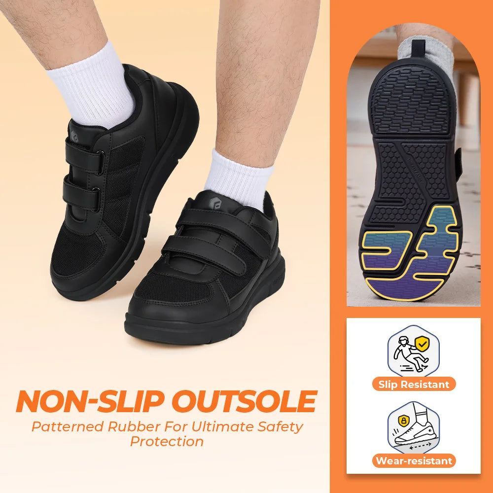 Extra Wide 4E Men Diabetic Shoes With Arch Support Comfort