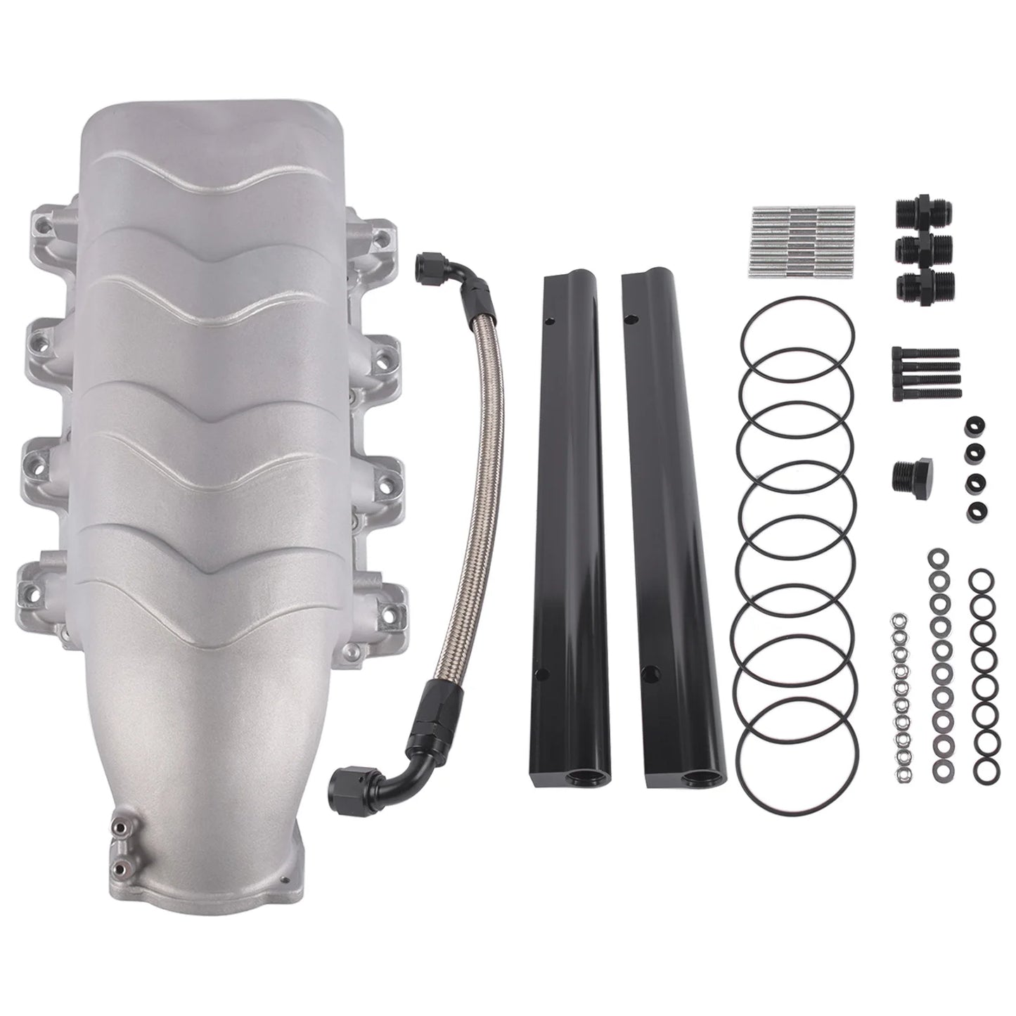 AP02 For Chevy GM LS3 L92 Small Block 92mm EFI LS Hi-Ram Multi-Port Intake Manifold