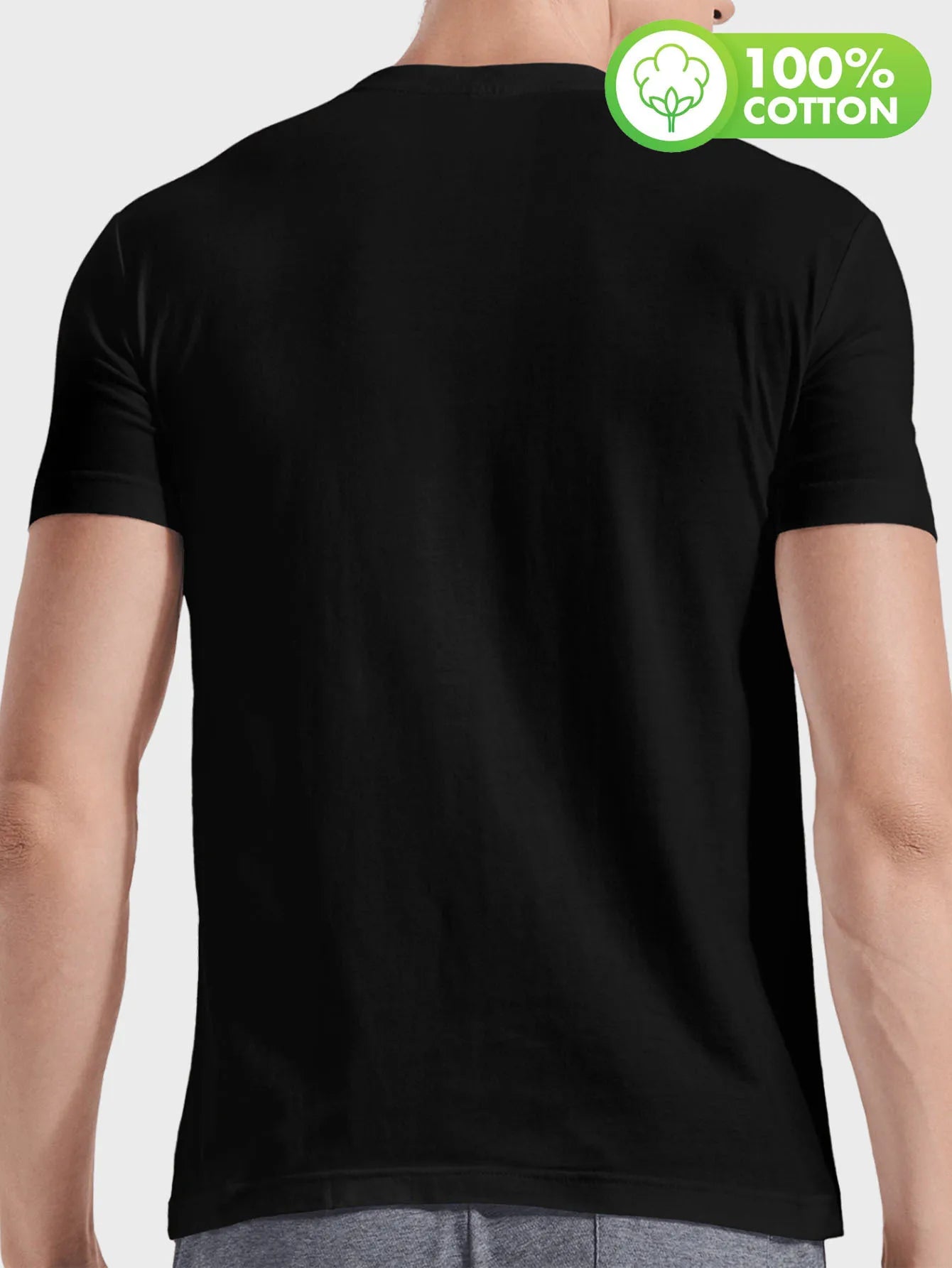 Cotton, Men's Creative Top, Casual Short Sleeve Crew Neck T-shirt, Men's Clothing for Summer Outdoor, Funny