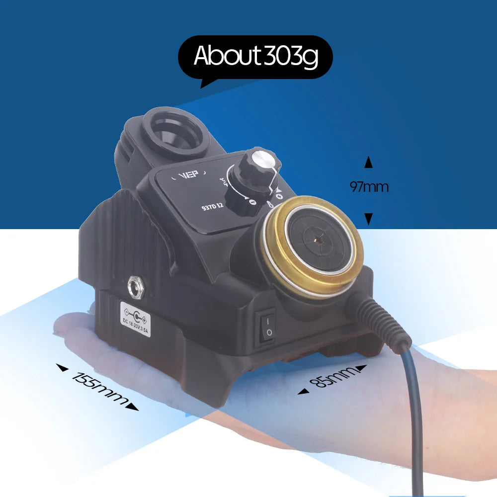 WEP 937D-I Portable Soldering Station Electric Cordless Solder Iron  Kit Fast Heating For Milwaukee Battery 18/20V