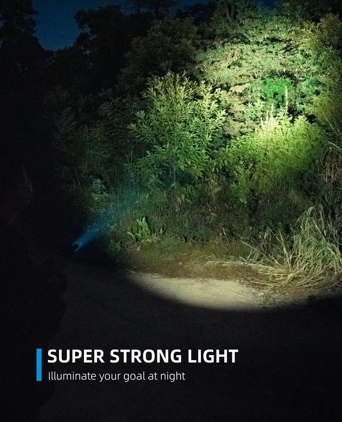 EZshoot 1700 Lumens Tactical Flashlight with High Brightness Rechargeable LED Light with Strobe Mode for M-Rail & Picatinny Rail