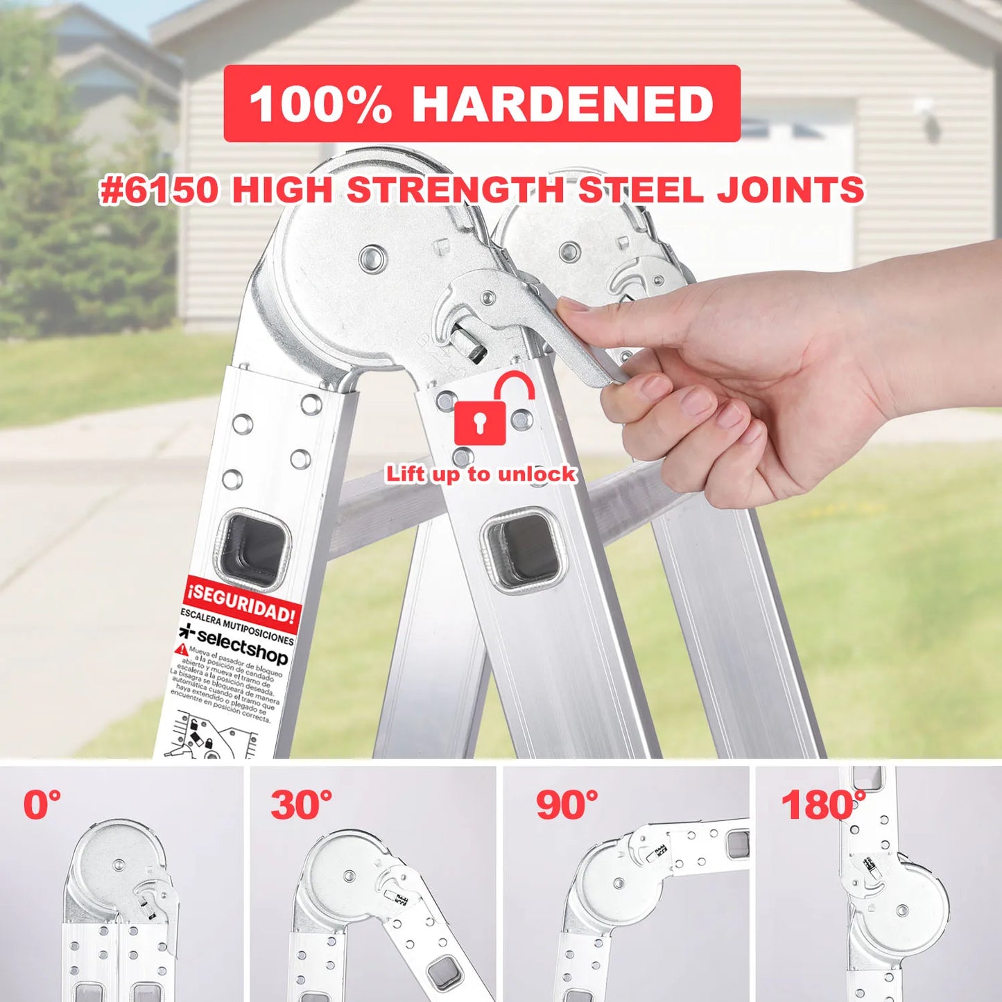Multipurpose retractable step scaffold stairs aluminium telescopic extension ladder Collapsible Ladder Tall