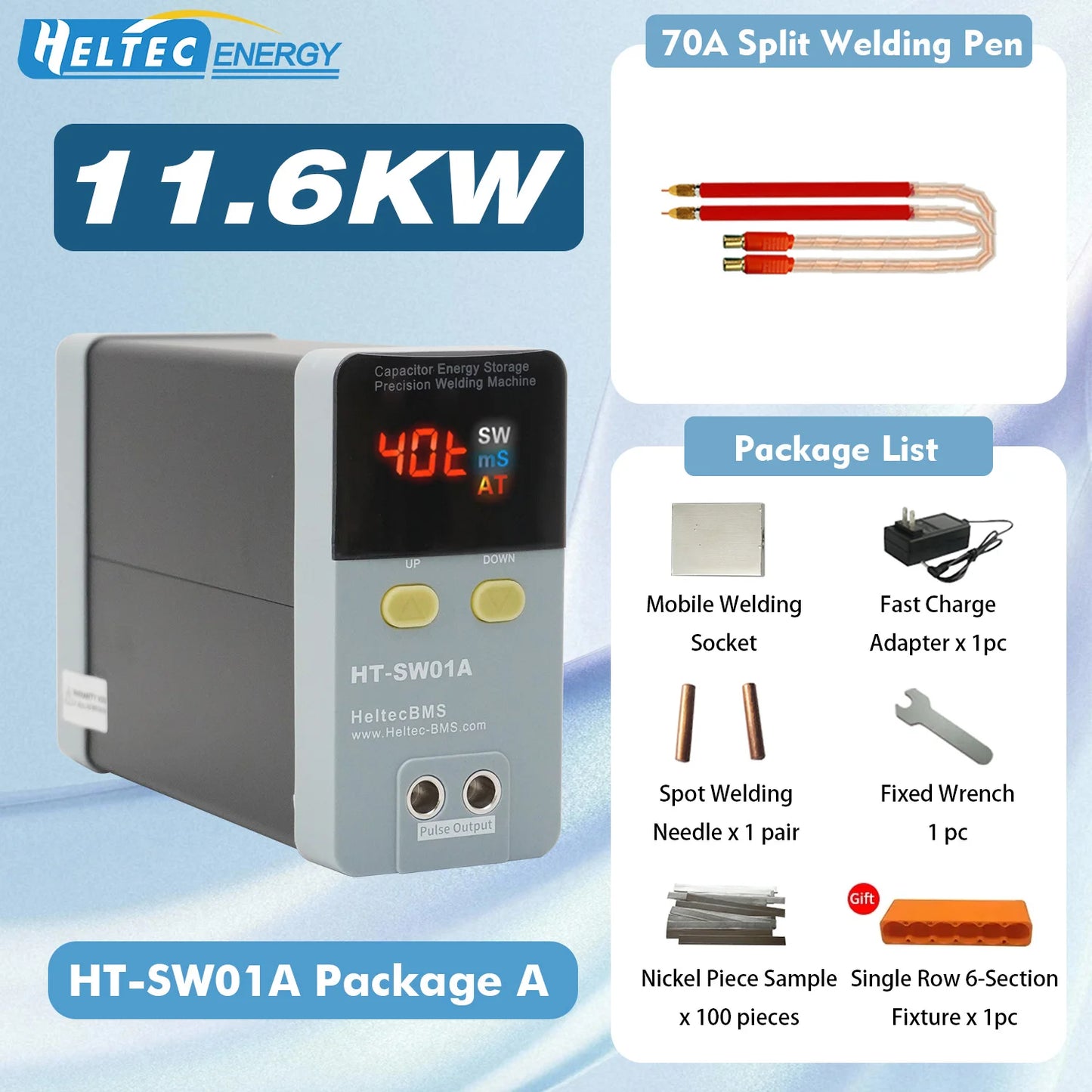 Heltec 21KW 12KW 36KW 42KW Portable Battery Automotive Spot Welder Capacitor Storage Point Welding Machine Efficient  Tools