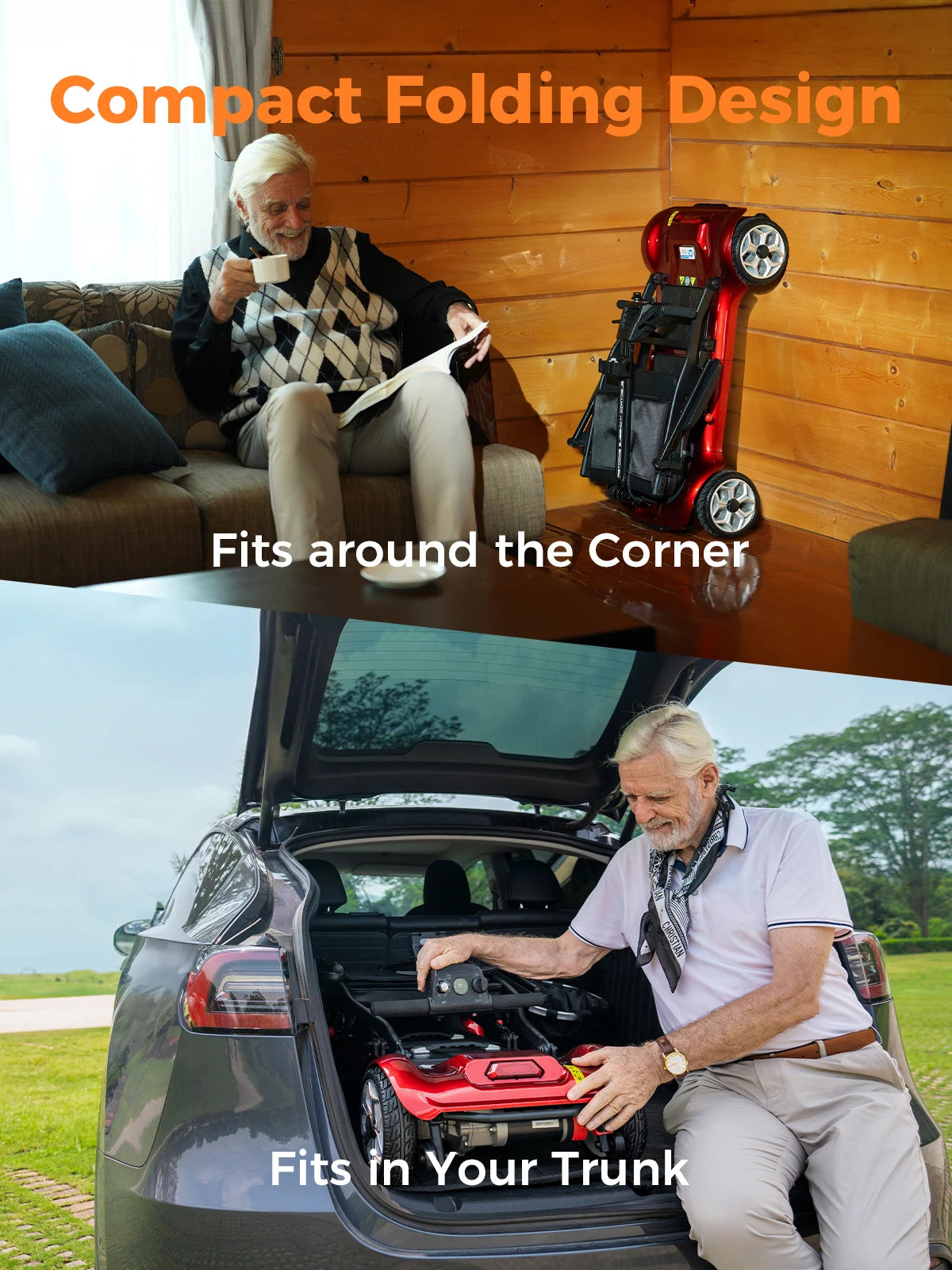 ENGWE Electric Mobility Scooter, 270W Motor, 10AH*2 Dual Batteries, Aluminum Alloy Frame Folding Design For Adults And Seniors