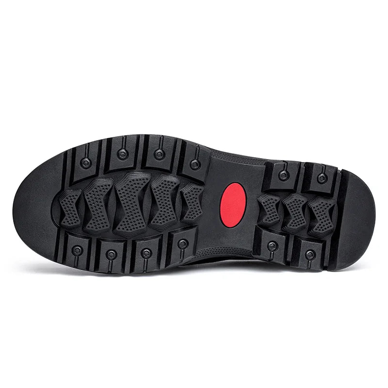 Men's Genuine Leather Slip On Oxford Shoes Business Casual