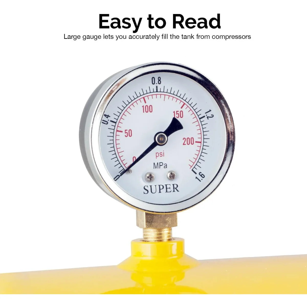 5 Gal Air Tire Bead Sealer & Seater, 145 Max PSI, Bead Blaster