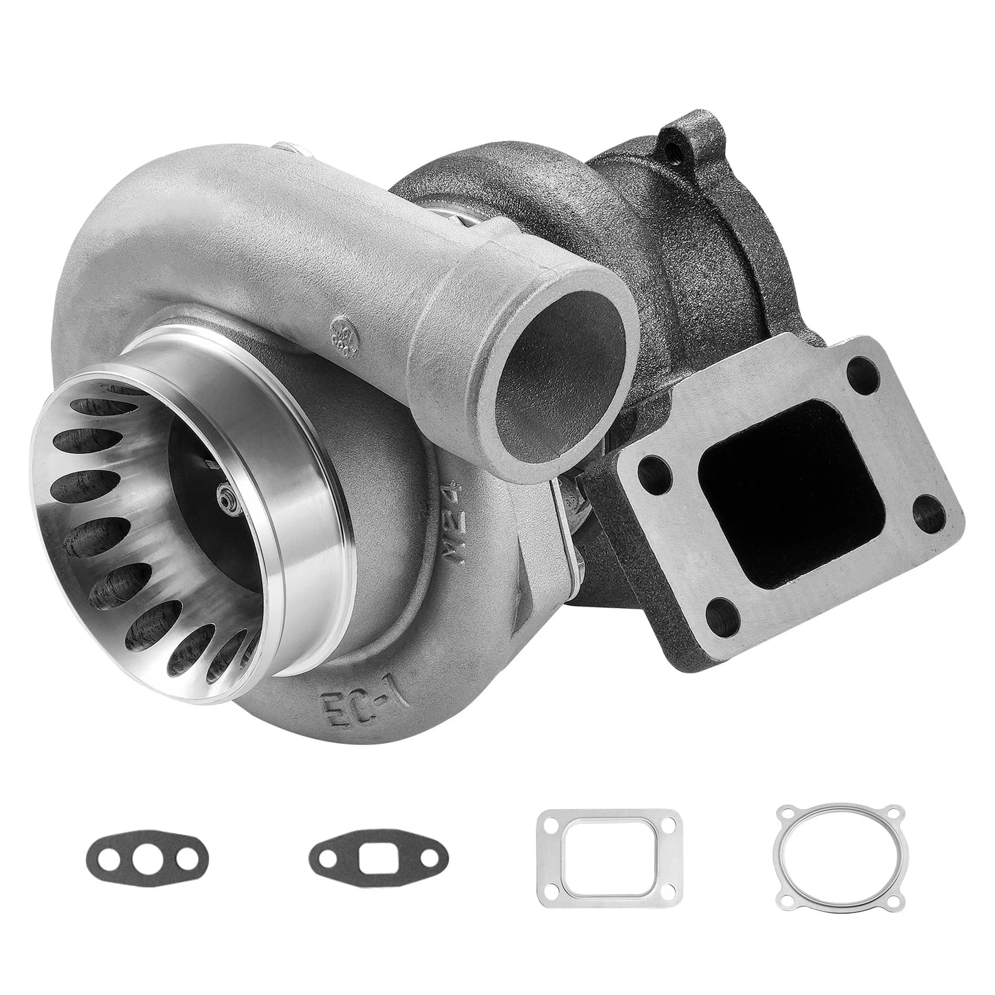 VEVOR Turbo Turbocharger with Gasket Kit for 2.5-6.0L Engine Displacement Heat Resistance Turbocharger with K418 Alloy Impeller