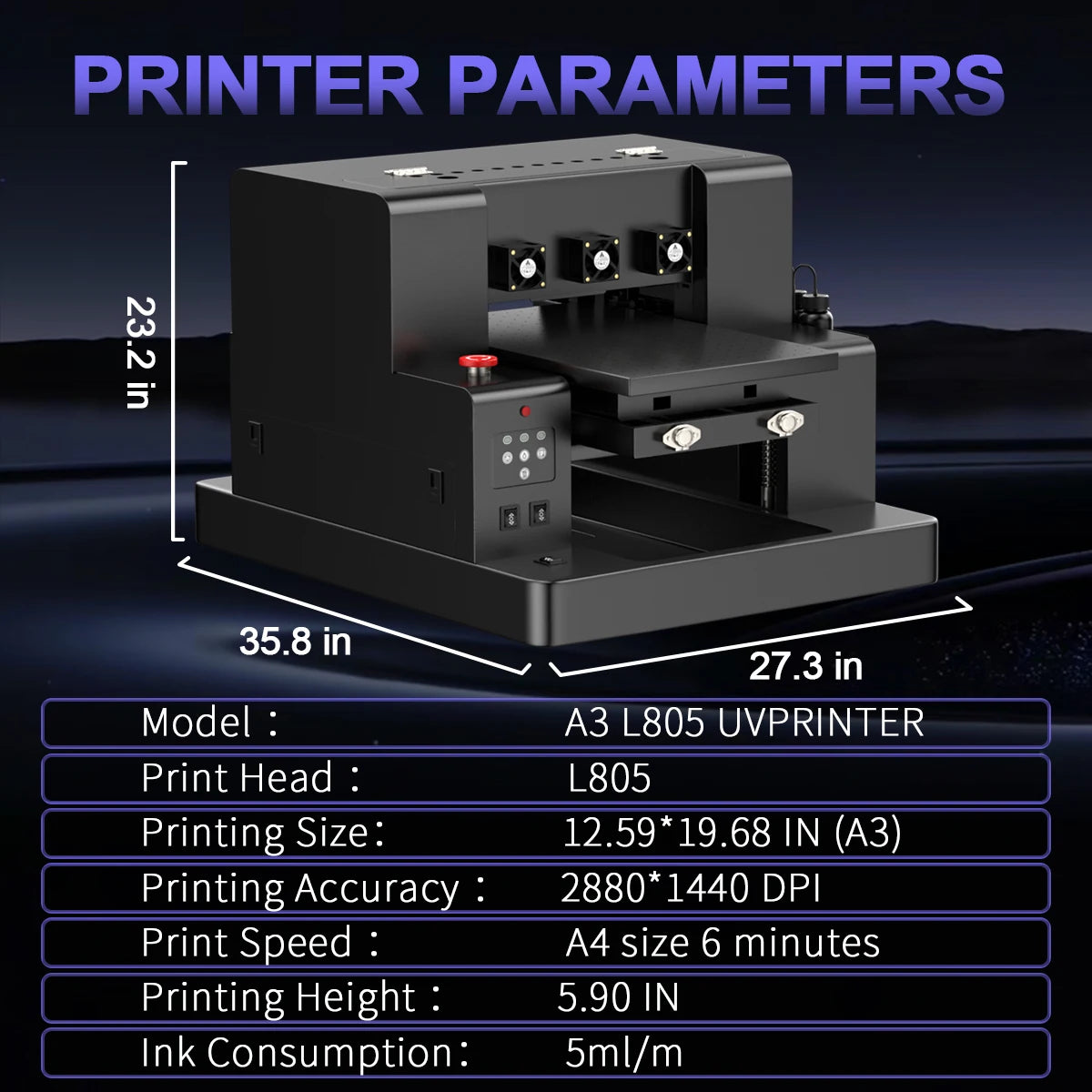 OYfame US Stock A3 A4 DTF Printer impresora UV dtf A3 For Epson XP600 T shirt Printing Machine A3 For L805 UV DTF Printer A3