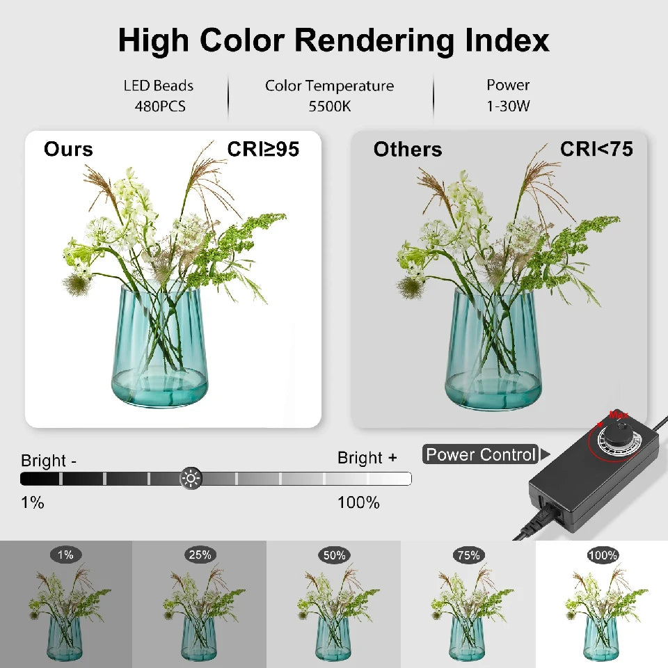 Puluz 40cm Professional Photo Soft Box 72W 5500K Photo Studio Light Box Kit with 4 Color Backdrop Folding Photography Lightbox