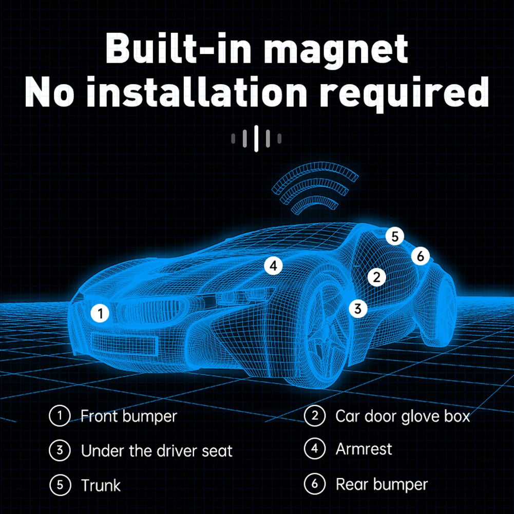 Smart Finder Locator Mini GPS Tracker Magnetic Real-Time Locator Pet Vehicle Lost Tracker Pet Kids Bag Wallet Tracking