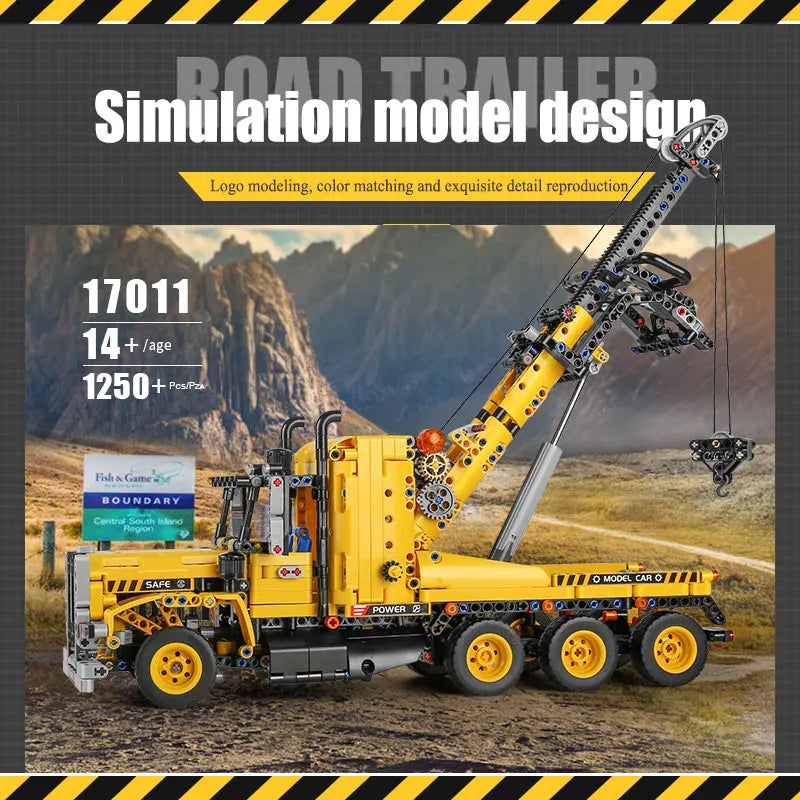Mould King 17011 Technical Truck Toys The MOC-43434 Tow Truck Building Block Assembly Car Brick Set Kids Christmas Gift