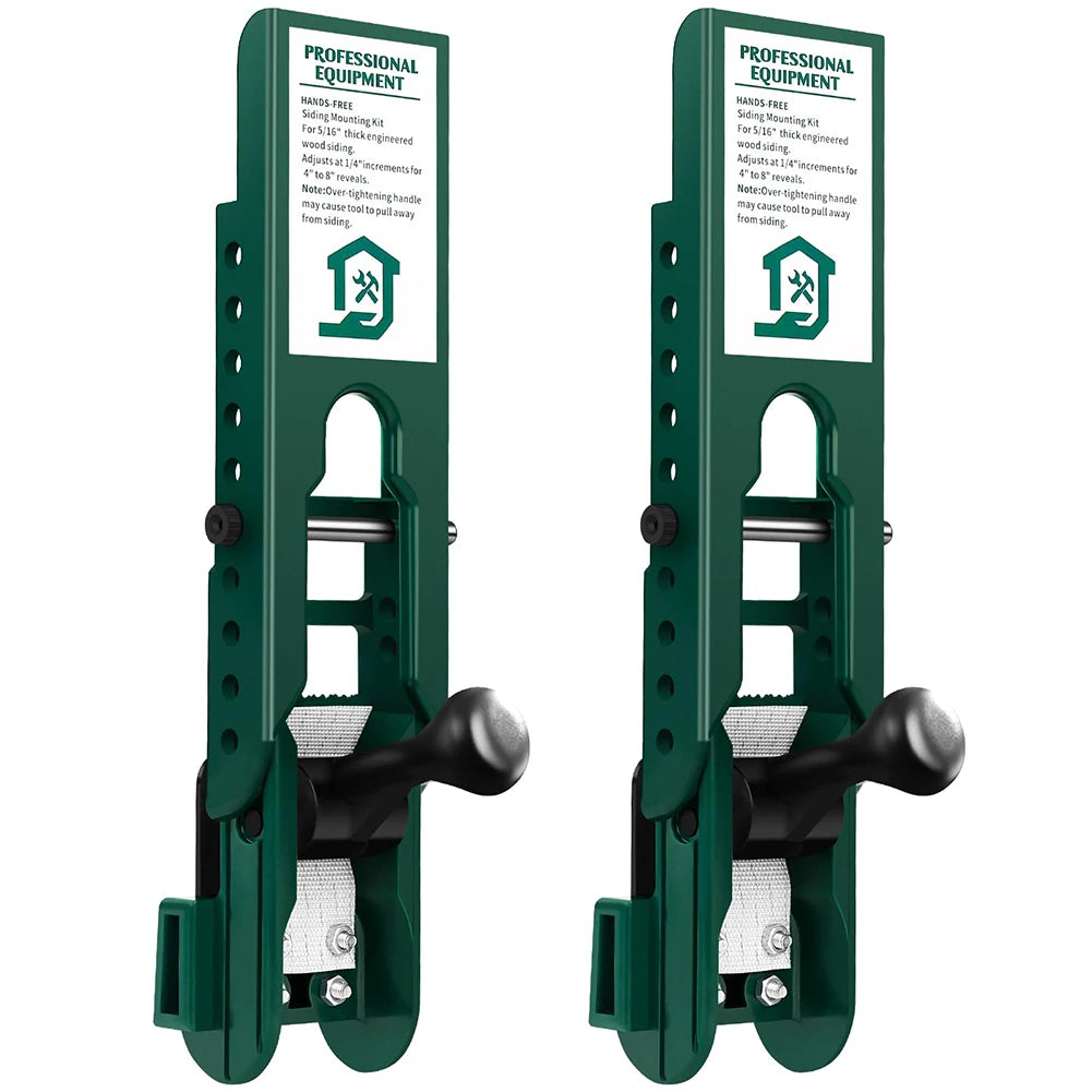 2Pcs Plastic Adjustable Siding Installation Tools for Wall Mounting High Efficiency Siding Mounting Kit Precise Lap Siding