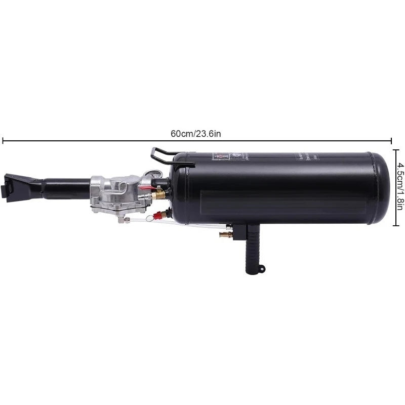 8L Tire Bead Seater Steel Portable Tire Inflator Tool Air Bead Blaster Tool Trigger Seating Inflator
