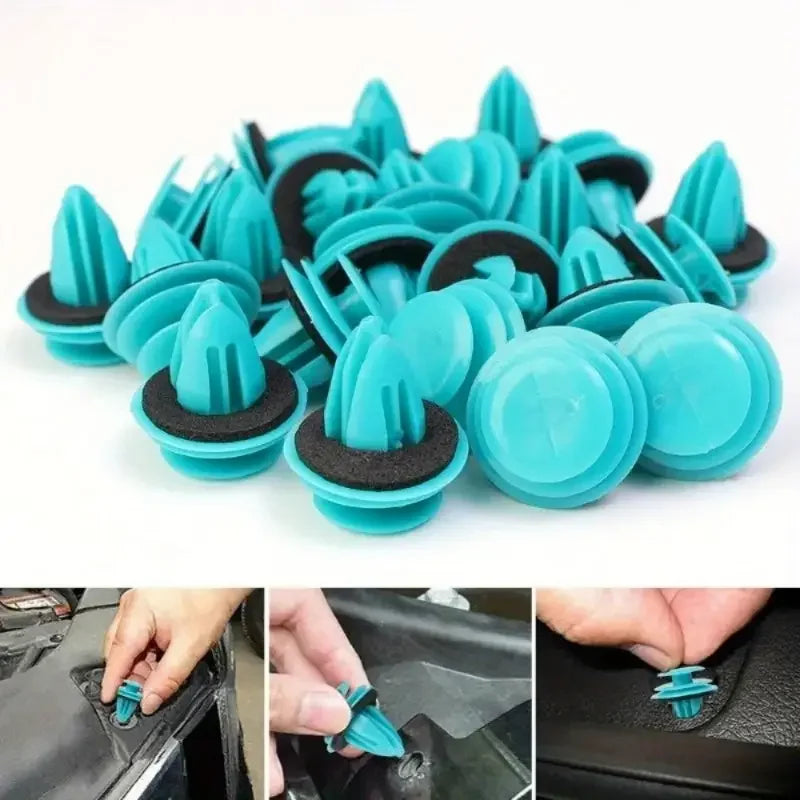 10/300PCS Green Nylon Retaining Clip for Toyota Bumper Door Buckle Car Interior Accessories Auto Vehicle Retainer Fastener Rivet